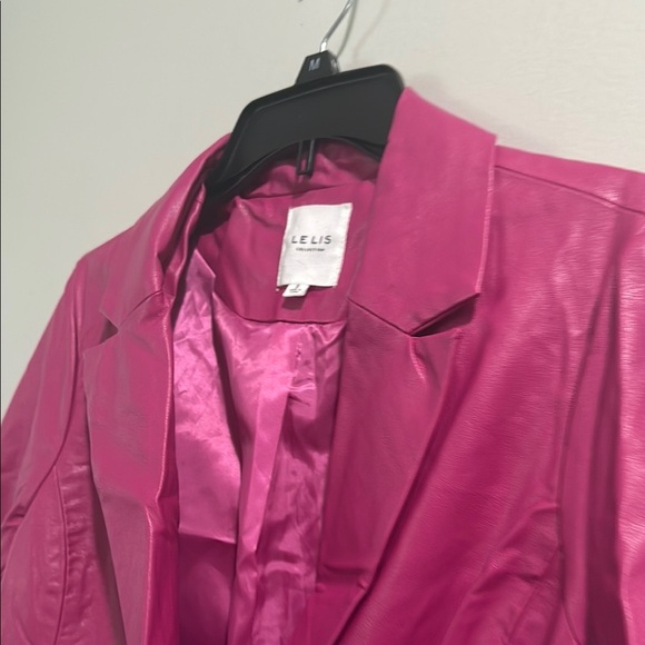 LE LIS Collection Women's Pink Blazer Jacket - Picture 5 of 8